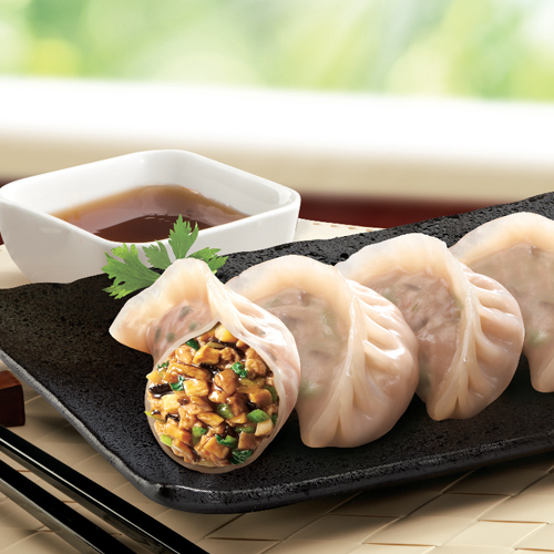 菌菇三鮮蒸餃