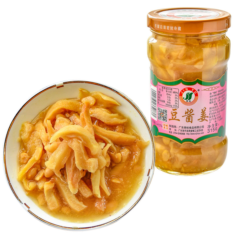 锦裕 豆酱姜 315g