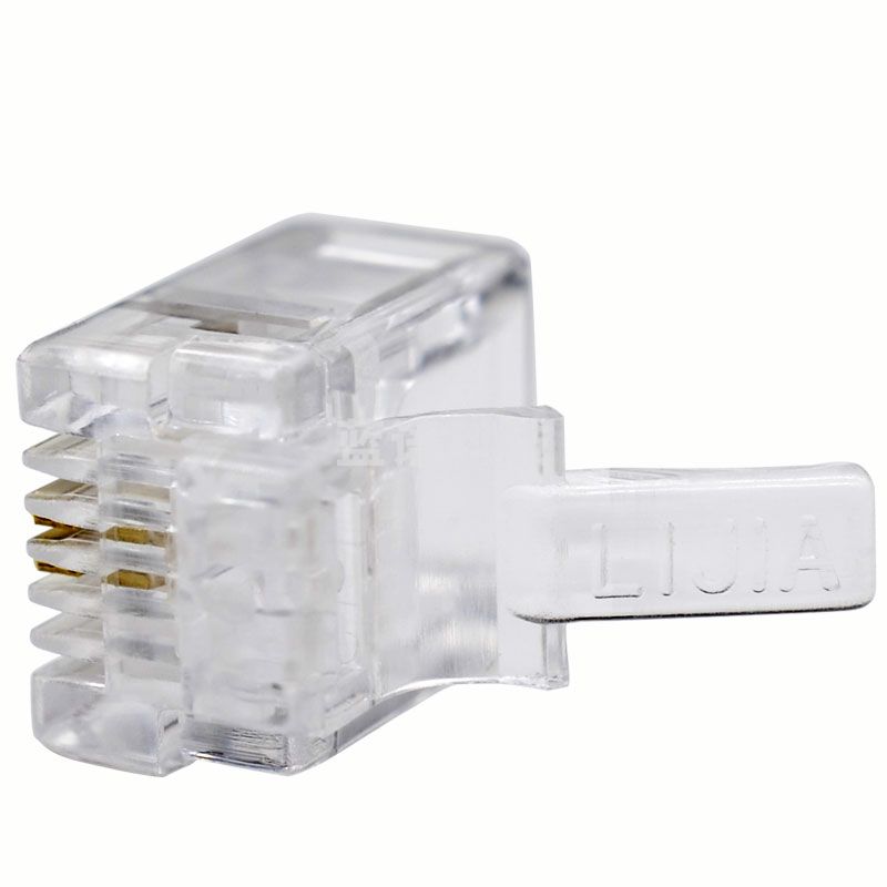水晶头 网口 RJ11 非屏蔽 常规pvc